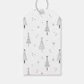 ロマンチックな書道楽しいクリスマスフォト ギフトタグ (裏面)