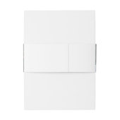 ロマンチックな書道結婚写真 招待状ベリーバンド (裏面例)