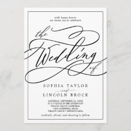 ロマンチックな書道 |のフレーム結婚フレーム 招待状