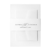 ロマンチックな書道 |フローリシュ結婚ーズ 招待状ベリーバンド (正面例)