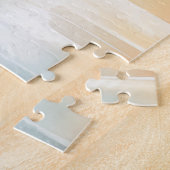 ロマンチックな月明かりの水彩夜景 ジグソーパズル (側面)