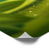 ロマンチックな木のカップルのモノグラム ポスター (角)