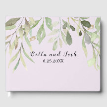 ロマンチックな柔らかい植物性の結婚緑