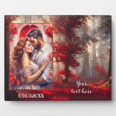 ロマンチックな森の情熱あなたの写真プラーク フォトプラーク (正面)