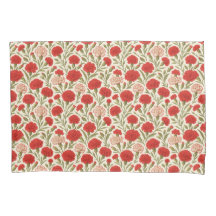 ロマンチックな植物赤カーネーションフローラ