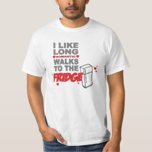 ロマンチックな歩行の価値ワイシャツ Tシャツ