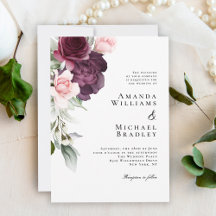 ロマンチックな水の色のバラボタニカル結婚ズ