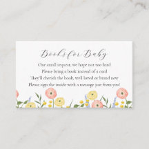 ロマンチックな水の色のフローラブックベビー