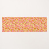 ロマンチックな水の色の水仙のパターン ヨガマット (裏面(横))