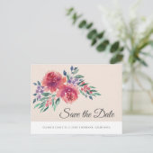 ロマンチックな水の色は日付を保存 案内ポストカード (スタンド正面)