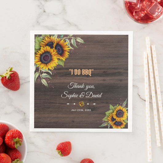 ロマンチックな水の色ひまわりウッドズ結婚ーズ (インサイチュ)