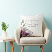 ロマンチックな水の色アネモネス クッション (椅子)