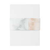 ロマンチックな水の色ピンクのバラ 招待状ベリーバンド (裏面例)