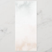 ロマンチックな水の色ピンクのバラ&書道 プログラム (裏面)