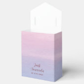 ロマンチックな水彩カラフル結婚式の引き出物箱 フェイバーボックス (オープン)