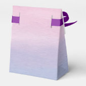 ロマンチックな水彩カラフル結婚式の引き出物箱 フェイバーボックス (裏面サイド)