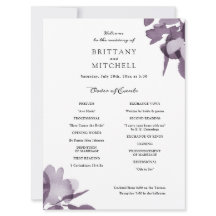 ロマンチックな水彩フローラアメジストプログラム