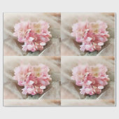 ロマンチックな水彩画のアジサイの包装紙 ラッピングペーパー (フラット)