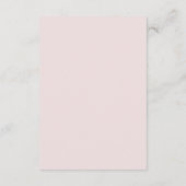 ロマンチックな水彩画の花 オーダーメイド カード (裏面)