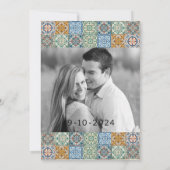 ロマンチックな水彩画 ヴェネツィア イタリア 保存の日 招待状 (裏面)