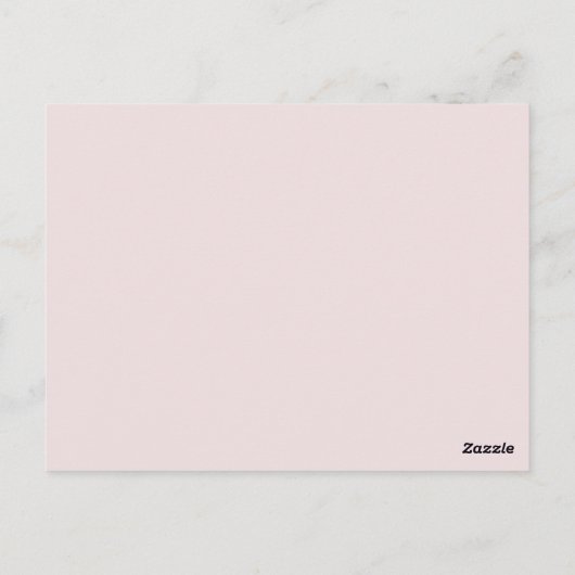 ロマンチックな水彩花あなたの席を見つけてください ポストカード (裏面)