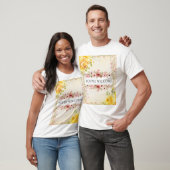 ロマンチックな水彩花の花嫁パーティーTシャツ Tシャツ (ユニセックス)