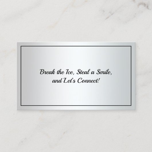 ロマンチックな浮気の名刺 名刺 (正面)