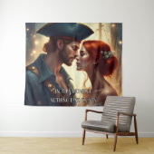 ロマンチックな海賊カップル – この瞬間には、何も タペストリー (インサイチュ(横))