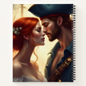 ロマンチックな海賊カップル – この瞬間 ノートブック (裏面)