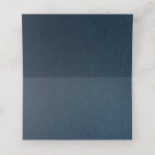 ロマンチックな海軍と埃っぽい青い花 プレイスカード (内部開封)