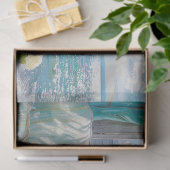 ロマンチックな海辺の窓ビューの切り離し 薄葉紙 (ギフト)