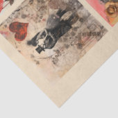 ロマンチックな混合メディア背景カップルのバレンタイン5 薄葉紙 (詳細)