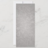 ロマンチックな渦とハート結婚の 招待状 (裏面)