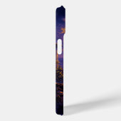 ロマンチックな満月と夜空を見つめる二匹の猫 Case-Mate iPhoneケース (裏面 / 右)