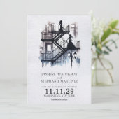 ロマンチックな火の脱出の花嫁 セーブザデート (スタンド正面)