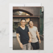 ロマンチックな火災避難所 セーブザデート (裏面)