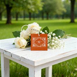 ロマンチックな焦げオレンジMr. & Mrs. Acrylic Keychain キーホルダー