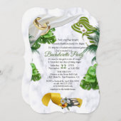 ロマンチックな熱帯バチェロレッテ 招待状 (正面/裏面)