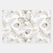 ロマンチックな熱帯フローラ包装紙シート ラッピングペーパーシート (正面)