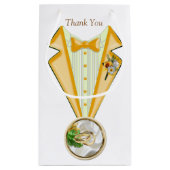 ロマンチックな熱帯抱き枕 スモールペーパーバッグ (裏面)