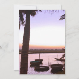 ロマンチックな熱帯景観ケース – メイトiPhoneケース サンキューカード