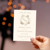 ロマンチックな熱帯結婚緑 セーブザデート