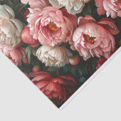 ロマンチックな牡丹のデコページ 薄葉紙 (詳細)