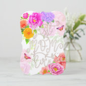 ロマンチックな牡丹の庭ホワイトマ最高のマ 招待状 (スタンド正面)