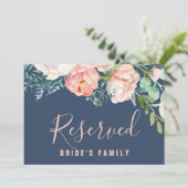 ロマンチックな牡丹の花 |青い予約済み記号 (スタンド正面)