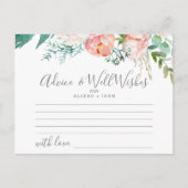 ロマンチックな牡丹アドバイス&ウェルウィッシュ アドバイスカード (正面)