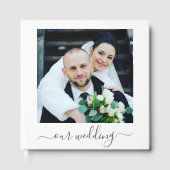 ロマンチックな牡丹結婚フローラ ゲストブック (正面)