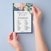 ロマンチックな牡丹 | Blue財布ゲームの内容 チラシ (ハンドル)