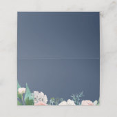 ロマンチックな牡丹 | Blue Buffetフードラベルカード プレイスカード (外部開封)