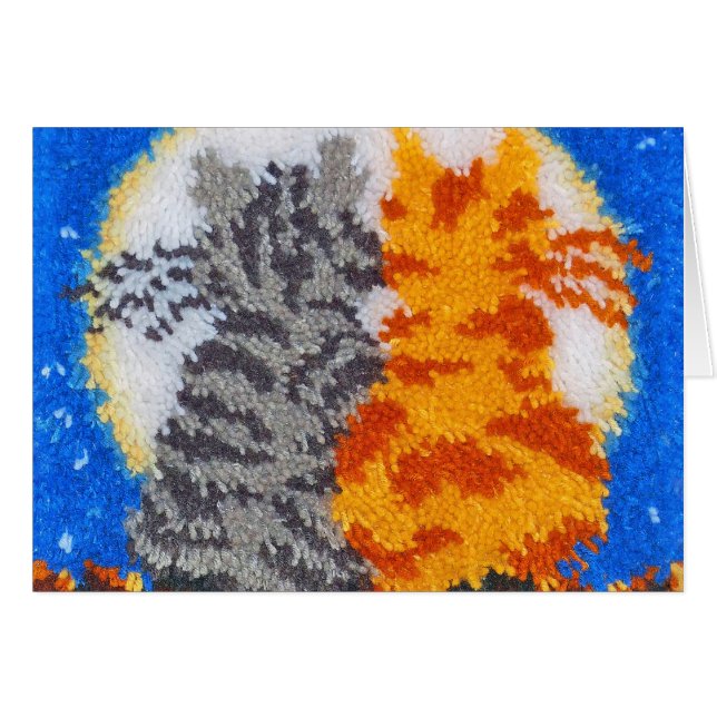 ロマンチックな猫掛けフック (正面横)